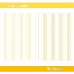 Fein gestreift gelb - Designpapier